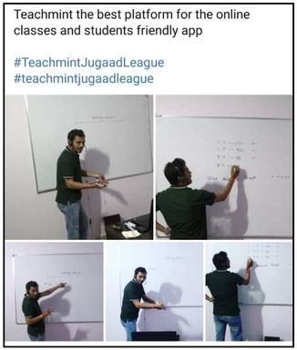 Teachmint Jugaad League; online teaching platform; online tutors;online teachers; mobile apps for teachers