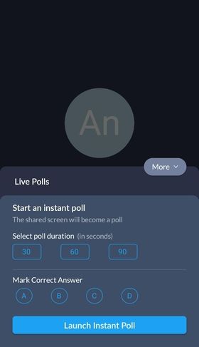 Instant polls and student engagement