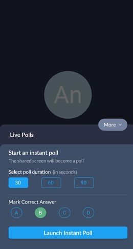 Instant polls and student engagement