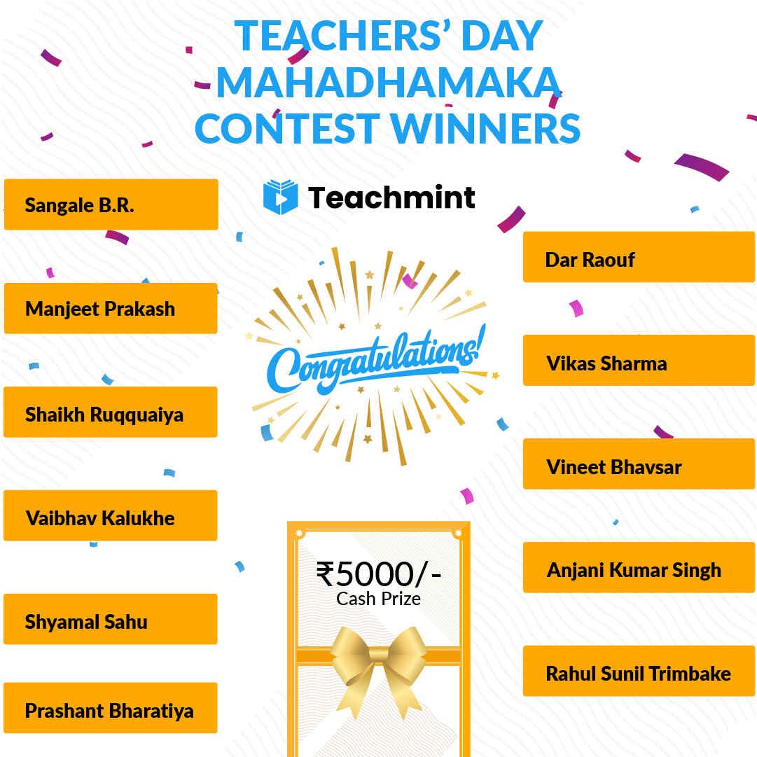 Mahadhamaka Contest Winners